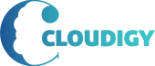 Cloudigy logo.
